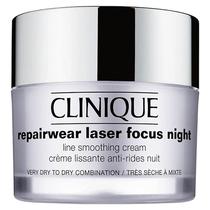 Creme Antirrugas Antienvelhecimento Clinique Repairwear Laser Focus Night Line Smoothing Cream Very DRY To DRY Combination - 50ML