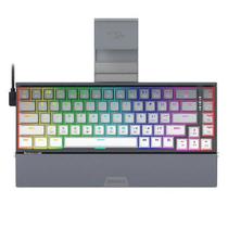 Teclado Redragon K641G GW RGB Shaco 60% Hotswap com Suporte Cell Usa