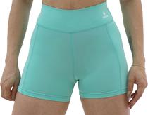 Short Leggin Joog Poliester Verde Aqua Feminino