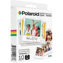 Papel Fotográfico Polaroid POLZL3X410 para Pop Instant - 10 Unidades