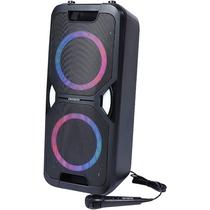 Speaker Aiwa AW-POK6L com Bluetooth/ USB/ SD/ 600W/ Bivolt (Microfone) - Preto