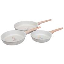 Frigideira Inducao Ucc Life Jogo com 3PC 20/24/28CM Beige