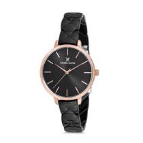 Relogio Analogico Feminino Daniel Klein Premium DK12041-5 - Preto e Dourado