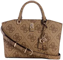 Bolsa Guess OS965506 Queensland Feminina - Latte Logo