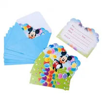 Convite para Festa Mickey 10 Unidades