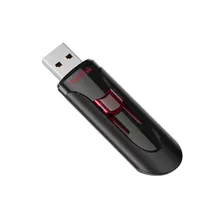 Pendrive 64GB Sandisk Cruzer Glide SDCZ600-064G-G35 USB 3.0 - Black/Red