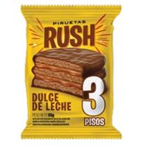 Alfajor Rush Piruetas Triple Dulce de Leche - 55G