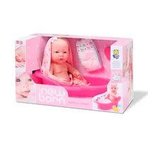 Muñeca New Born Divertoys Baño de Cariño - 008045