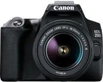 Kit Câmera Canon Eos 250D 24.1 Megapixels com Lente Ef-s 18-55 III