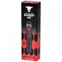 Vape Descartavel The Black Sheep Plus Strawberry Ice 2.4 ML Ate 600 Puffs - Preto/Vermelho