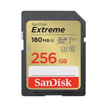 Memoria SD Sandisk Extreme 180-130 MB/s C10 U3 V30 256GB