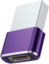 Adaptador HLD USB-C para USB 2.0 Macho - Roxo