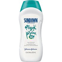 Protetor Solar Johnson & Johnson Sundown Praia e Piscina FPS 50 - 200ML