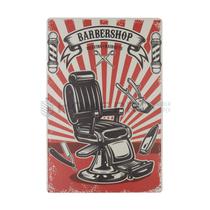 Placa Decorativa Vintage de Barberia 20CM X 30CM