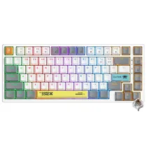 Teclado Gamer Mecanico Onikuma G58 USB / RGB / Tea / Ingles - Branco