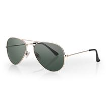 Oculos de Sol Masculino Daniel Klein DK3261-2 / Estilo Aviador - Cinza/Dourado