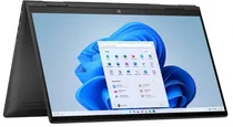 Notebook HP Envy X360 15-FH0023DX, AMD Ryzen 7 7730U 2.00GHZ (4.50GHZ), 16GB Ram, 512GB SSD, Tela 15.6" Touch 360° Full HD Ips, Windows 11 Home, Inglês, Preto