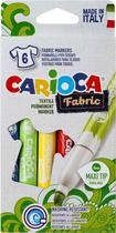 Marcador Carioca Textile Permanet Fabric - 40956 (6 Cores)