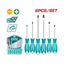 Kit de Destornillador Total THT250606 6 Piezas