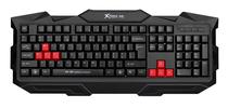 Teclado com Fio Gaming Xtrike Me KB-301 USB 2.0 Preto (Ingles)