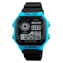 Relógio Masculino Digital Skmei 1299 Bu - Azul