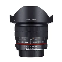 Lente Samyang Canon MF 8MM F/3.5 Aps-C Fisheye II