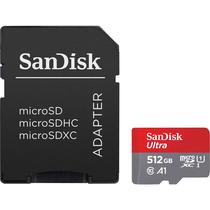 Cartao de Memoria Micro SD Sandisk Ultra SDXC 512GB 150 MB/s  SDSQUAC-512G-GN6MA