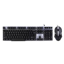 Teclado e Mouse Yookie YE28 com Fio - Preto