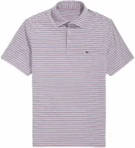 Camisa Polo Vineyard Vines 1G012283 Masculina - Branco/Azul/Vermelho Listrado