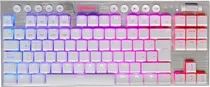 Teclado Gaming Redragon Horus TKL K622W-RGB Branco (Espanhol com Fio) Switch Vermelho