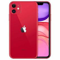 iPhone Semi Novo 11 64GB Red - Grade A (Americano) - Info Bateria -Trocada