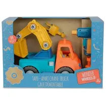 Battat Vehiculo CamióN GRúa Desmontable Plastico +3 AÑos Multicolor