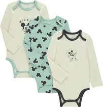 Body para Bebê Orchestra Hnaylz-Ecr - Masculino (3 Unidades)