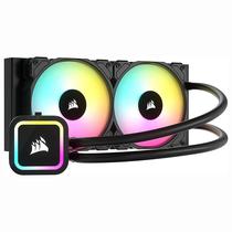 Cooler para Cpu Corsair H100X CW-9060065-WW2 de 240 MM/RGB Elite Liquid - Preto