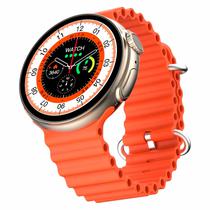 Smartwatch Microwear Ultra 9 Pro Caixa Titanio - Laranja