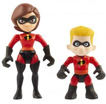 Boneco Jakks Disney Incredibles 2 MR.Incredible Elastigirl/Dash 76716