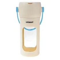 Mini Liquidificador Portátil Sate A-P275 70W 380ML Bege Azul