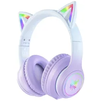 Headset Gamer Onikuma B90 Professional RGB / Bluetooth - Roxo