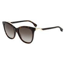 Oculos de Sol Fendi Cube FF 0200/s 086HA Tamanho 55, Feminino - Marrom