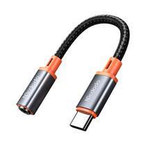 Adaptador Mcdodo CA-7561 USB-C A Jack 3.5 MM Gris - Naranja