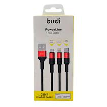 Cabo Budi 3 Em 1 Microusb/Type-C/Lightning 1.2M