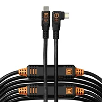 Cabo USB-C para USB-C Tether Tools Tetherpro 10 GBPS para Câmera - Preto 9.4 Metros (CUC31RTG2-BLK)