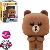 Funko Pop Line Friends Exclusive - Brown 928 (Flocked)