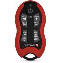 Controle Remoto Stetsom SX2 - Longa Distancia - Universal - 500M - Preto e Vermelho