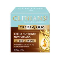 Clinians Crema & Olio Non Grassa Con Olio Di Argan 50ML