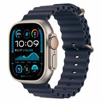 Apple Watch Ultra 2 MMYT03LW/A Celular + GPS Caixa Titanio Natural 49MM - Oceano Azul