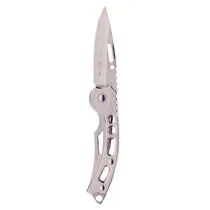 Mini Faca Canivete Tatico Haps Bugs (NF6085) 15CM Retratil Portatil - Prata