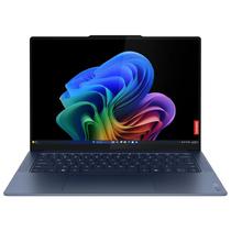 Notebook Lenovo Yoga Slim 7 14Q8X9 Snapdragon X Elite Tela Touch Oled 3K 14.5" / 16GB de Ram / 512GB SSD - Cosmic Azul (83ED0001US) (Ingles)