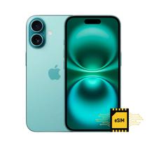 Celular Apple iPhone 16 Plus A3082 128GB Teal Esim - Chip Virtual