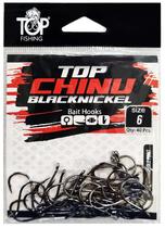 Anzol Top Fishing Chinu Black Nickel 06 com 40 PCS